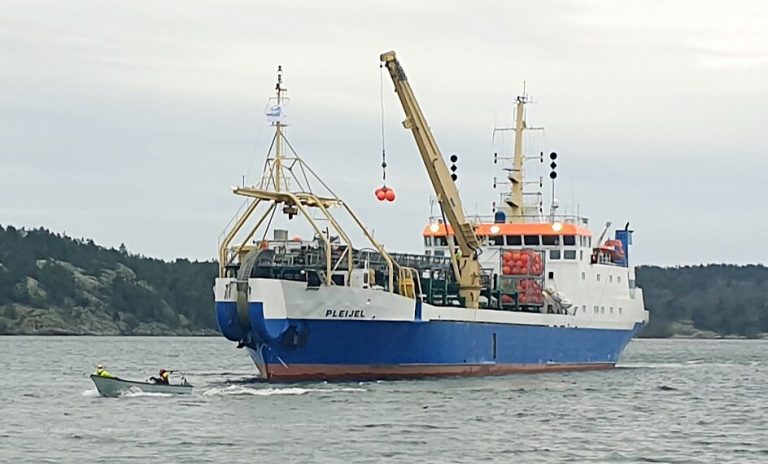 Här läggs Lidingös nya elkabel