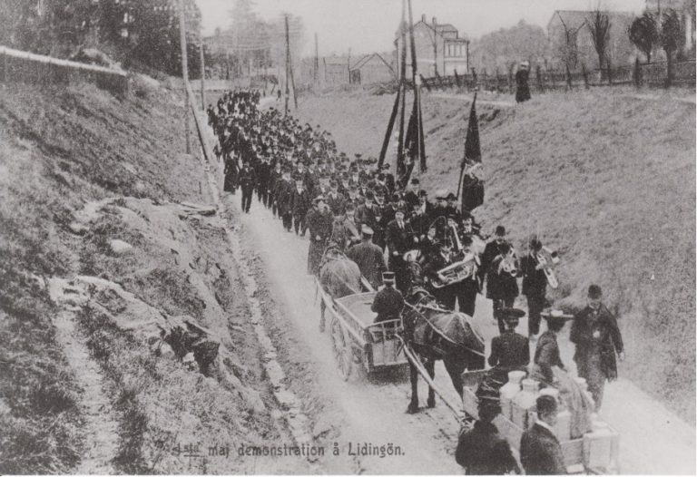 En bild berättar: Första Första-maj-demonstrationen 1907