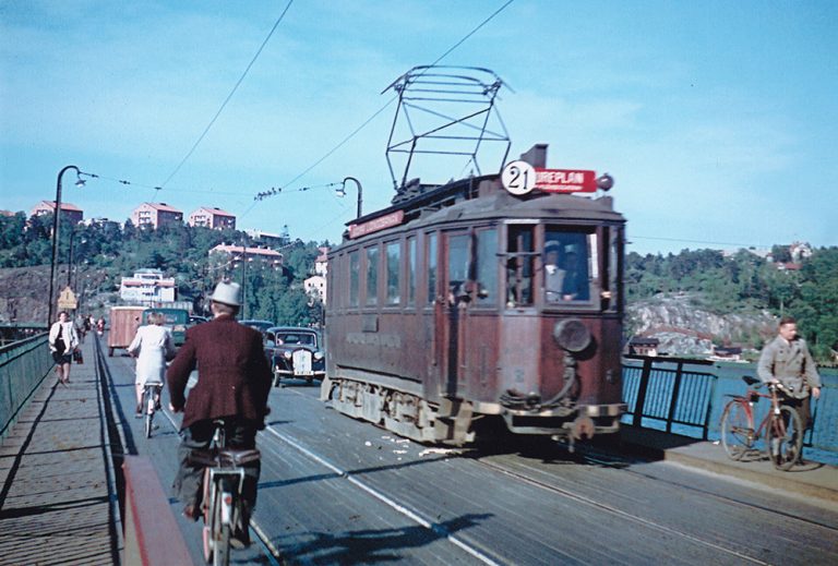 En bild berättar: Lidingöbron 1951
