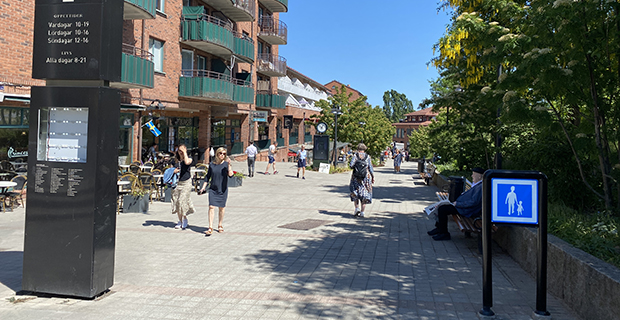 Gågatan i centrum – det här gäller
